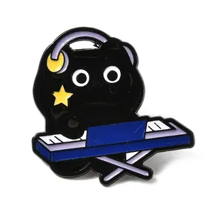 Musician Cat Enamel Pins