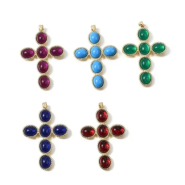 Brass Glass Pendants