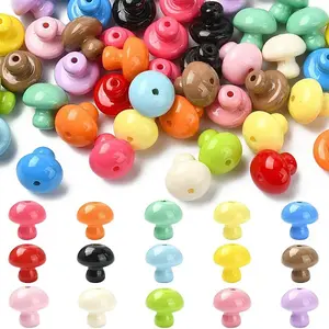 50Pcs Opaque Acrylic Beads