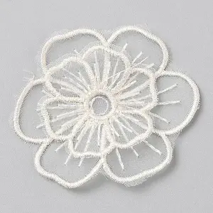 Computerized Embroidery Organza Ornament Accesories