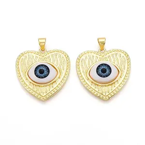 Brass Resin Pendants