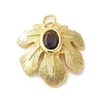 Leaf Rack Plating Brass Pendants