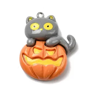 Halloween Opaque Resin Pendants