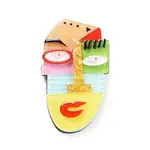 Abstract Face Acrylic Badge