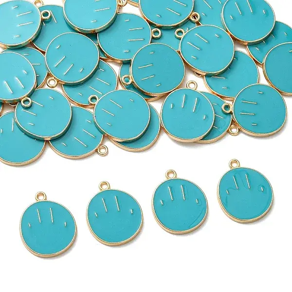 35Pcs Alloy Enamel Pendants