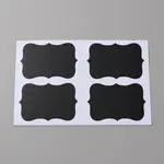 Black PVC Self-Adhesive Sticker