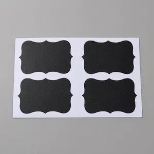 Black PVC Self-Adhesive Sticker