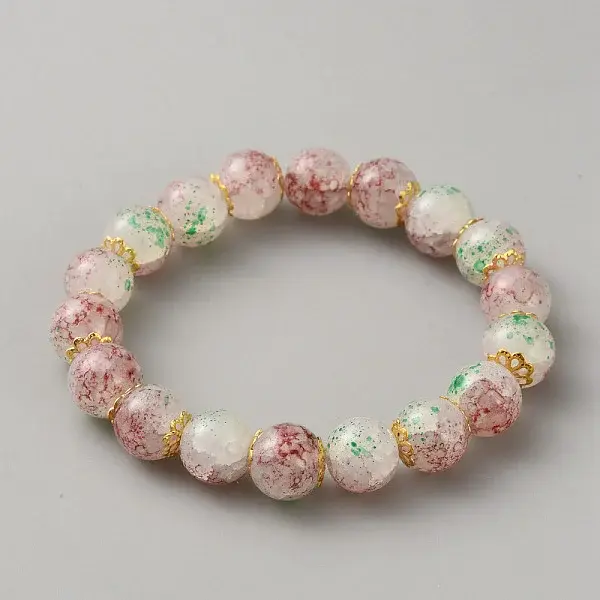 Plastic Beaded Stretch Bracelets