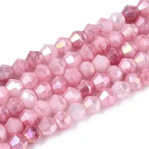 Ombre Effect Dyed Glass Beads Strands