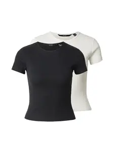 VERO MODA Tričko 'VMCHLOE'  čierna / biela