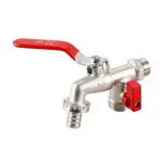 Ventil zahradní dvojitý 1/2"-3/4"-3/4"