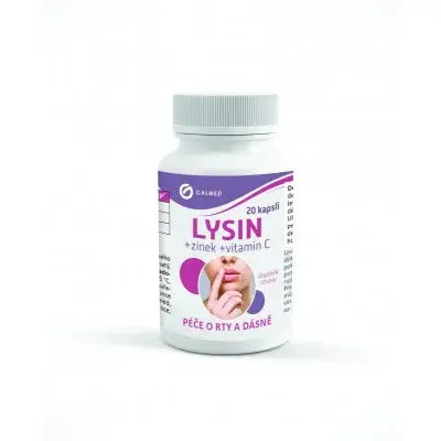Lysin+zinek+vitamín C 20  kapslí Galmed