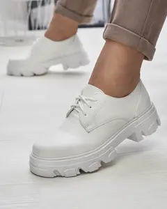 Resti White women's half boots Delgor- Footwear