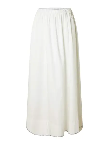 SELECTED Sukňa 'SLFFia'  biela