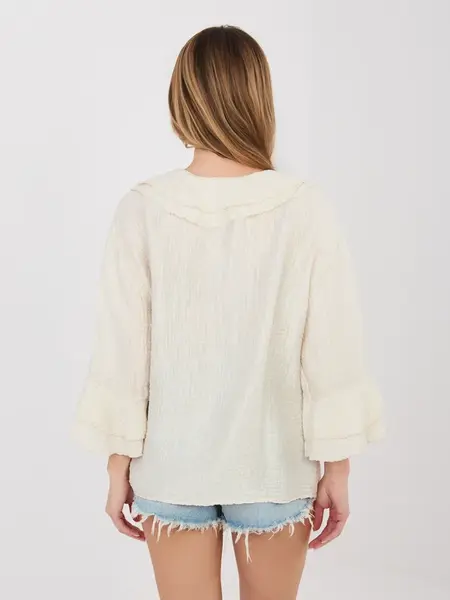 Světlobéžová dámská košile Boho