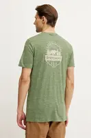 Sportovní triko Smartwool zelená barva, s potiskem, SW002758