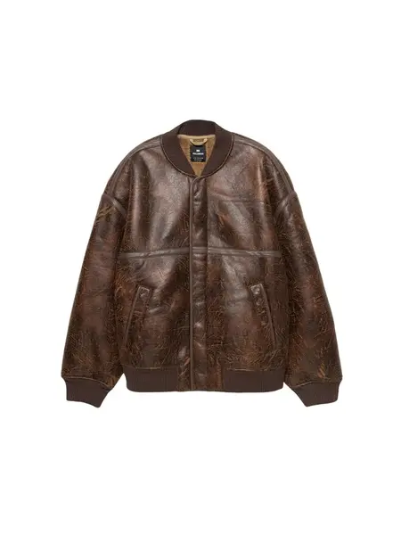 Pull&Bear Prechodná bunda  hnedá