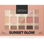 Gabriella Salvete Sunset Glow 15 Shades of Sunset paletka očných tieňov 15 g