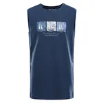 Pánské bavlněné tílko alpine pro quaret 2 modrá l