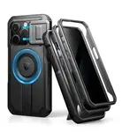 Dexnor Privacy MagSafe Kickstand Camprotector obal iPhone 15 Pro, černý