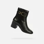 Black women's ankle boots Geox Eleana - Women's
