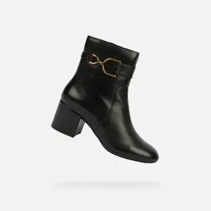 Black women's ankle boots Geox Eleana - Women's