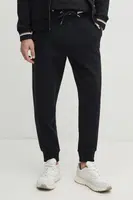 Bavlněné tepláky BOSS černá barva, 50531856