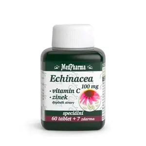 MedPharma Echinacea 100 mg + vitamin C + zinek 67 tablet