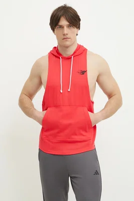 Tréninková mikina Under Armour Project Rock růžová barva, s kapucí, 1389947
