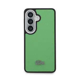 Zadní kryt Lacoste Petit Pique Metal Logo Magnetic pro Samsung Galaxy S26+, estragon green