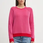 Bavlněný svetr Pepe Jeans PALMA dámský, růžová barva, PL702269