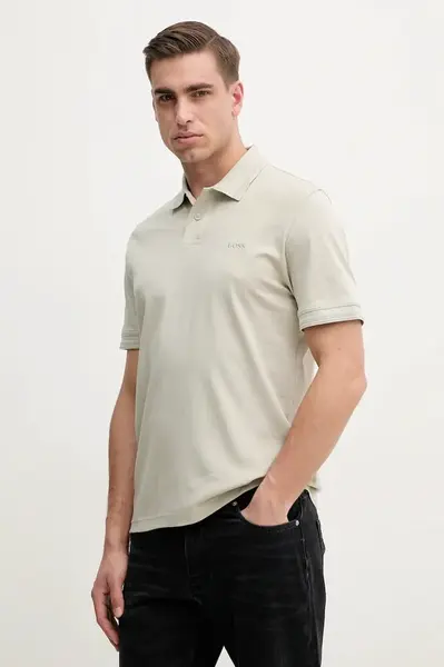 BOSS Orange Bavlněné polo tričko BOSS Orange Pe_Interlock