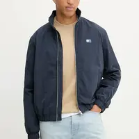 Bunda Tommy Jeans tmavomodrá barva, přechodná, DM0DM21929