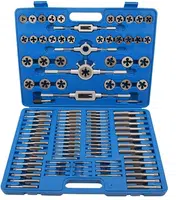 BGS technic Závitníky a očka metrické, velikosti M2-M18, sada 110 ks, wolfram - BGS 1900