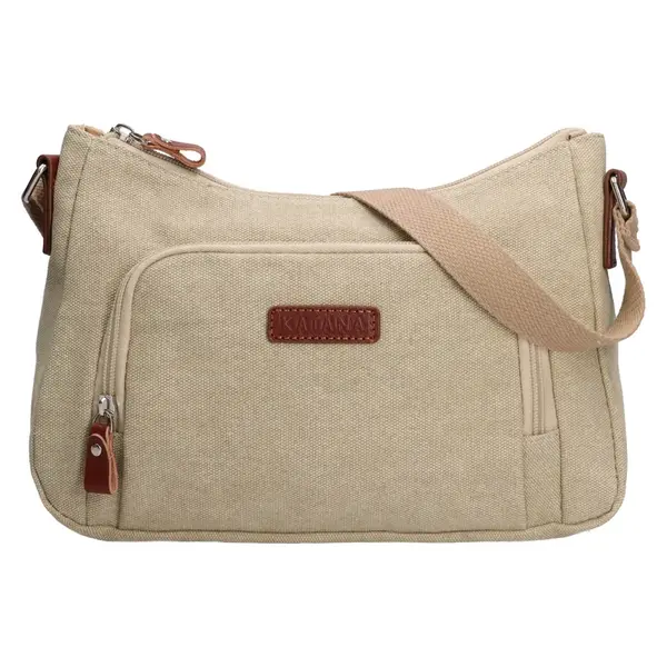 Dámska crosbody kabelka Katana Luiza - béžová
