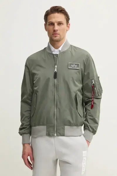 Bomber bunda Alpha Industries MA-1 TTC zelená barva, přechodná, 126101