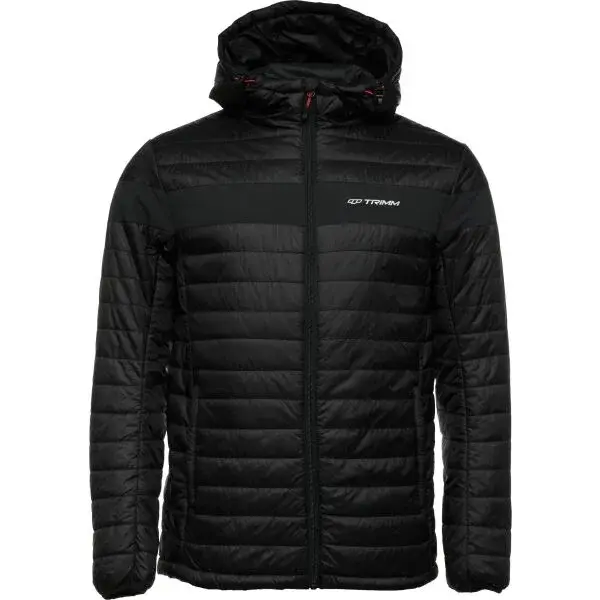 TRIMM CREDIT Pánská prošívaná bunda, černá, velikost