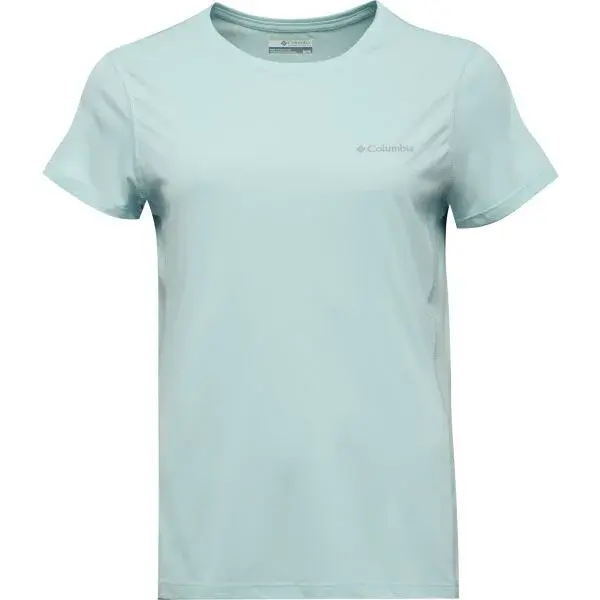 Columbia ZERO RULES LIGHT SS CREW Dámské tričko, světle modrá, velikost