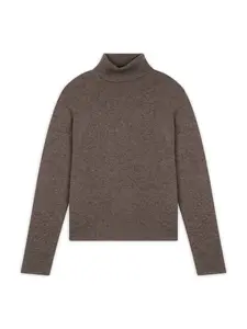 JUST CASHMERE Sveter 'Ava'  tmavošedá