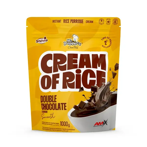 AMIX Cream of Rice, 1000g, Double Chocolate