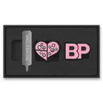 Ozdoba na zápisník Moleskine Blackpink černorůžová