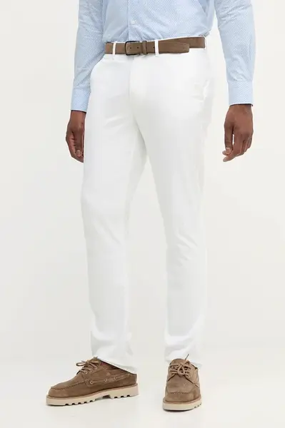 Tommy Hilfiger chino kalhoty pánské bavlněné s elastanem