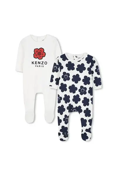 Detský bavlnený overal Kenzo Kids 2-pak