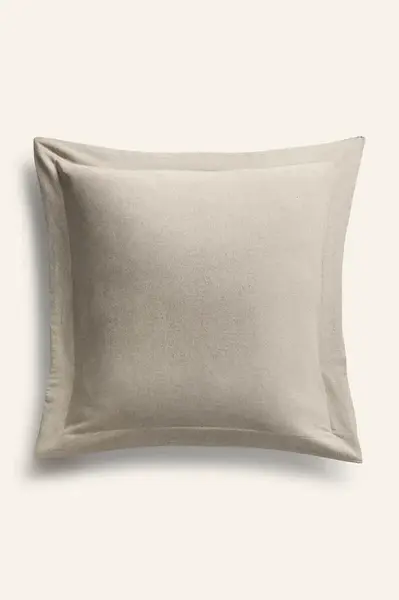 Lněný povlak na polštář Calma House Leuka 60 x 60 cm béžová barva