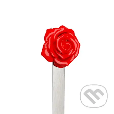 3D kovová zberateľská záložka – miniatúra – Ruža
