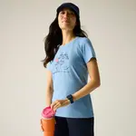 Dámské tričko regatta fingal stretch modrá 40