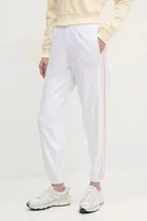 Tepláky Guess YARROW dámské, bílá barva, s potiskem, V5GB15 KCRT1