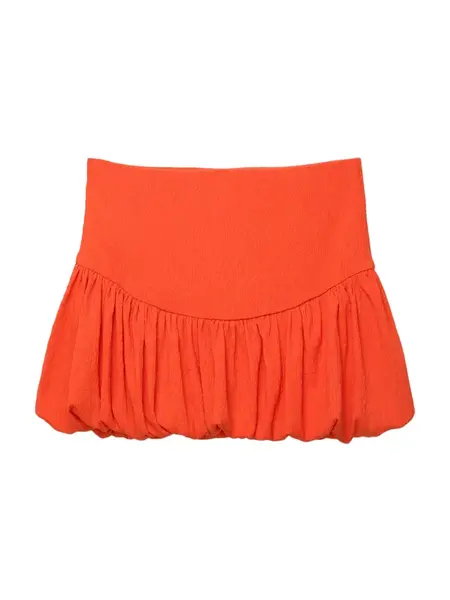 Pull&Bear Sukňa  tmavooranžová