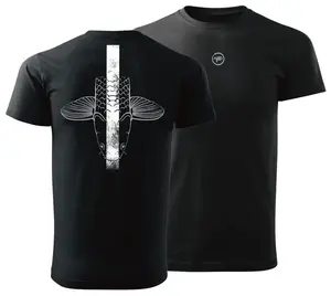 Giants fishing tričko pánské šupináč hlava černé - xxxl