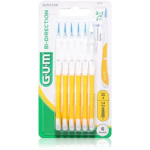 G.U.M Bi Direction Interdental Brush 2714 medzizubné kefky 1,4 mm 6 ks
